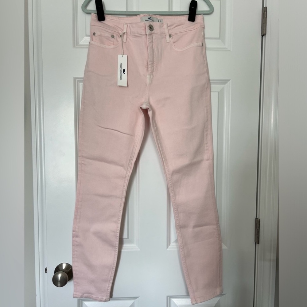 Vineyard Vines Soft Pink Skinny Jeans
